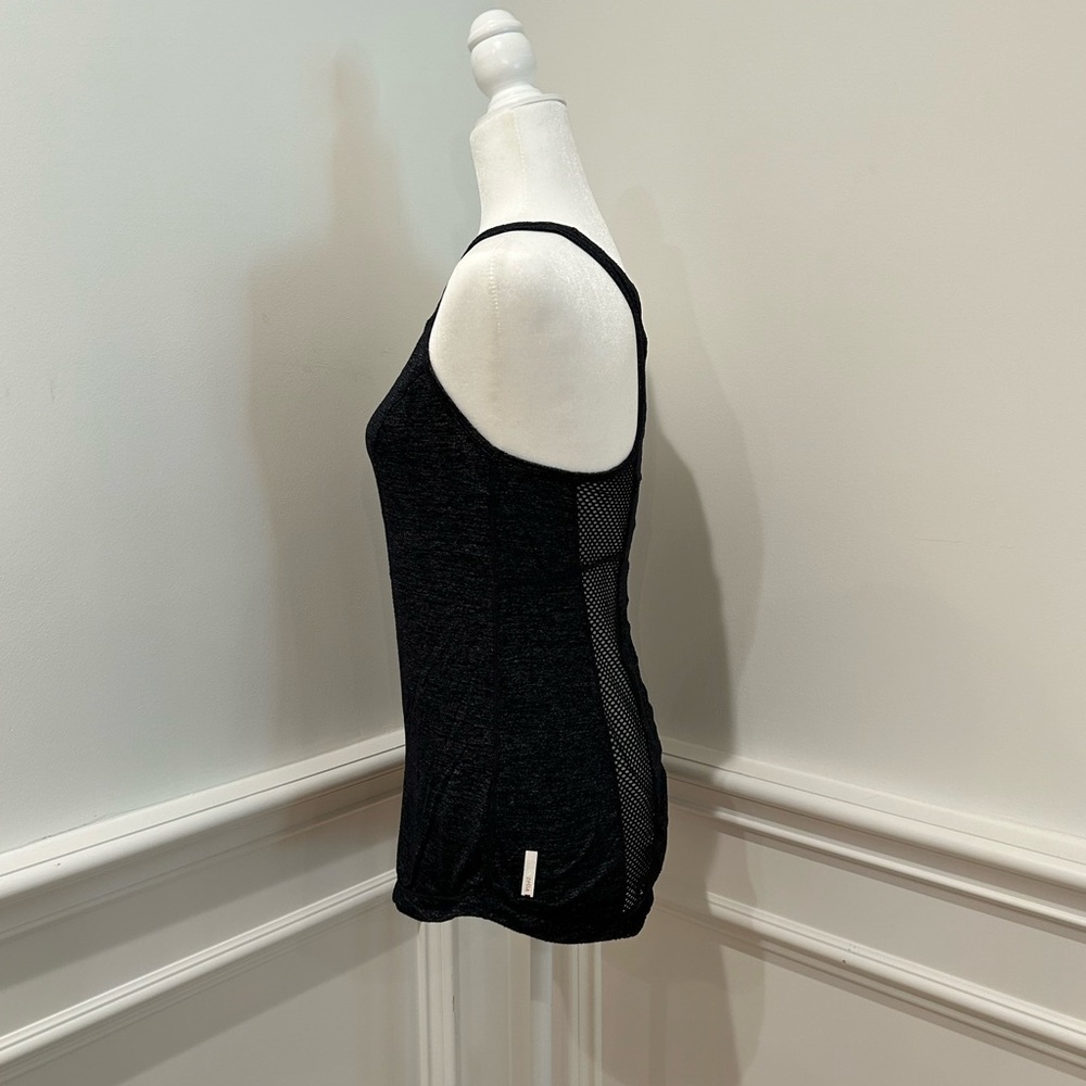 Zella black mesh and charcoal gray tank size small - Picture 2 of 7